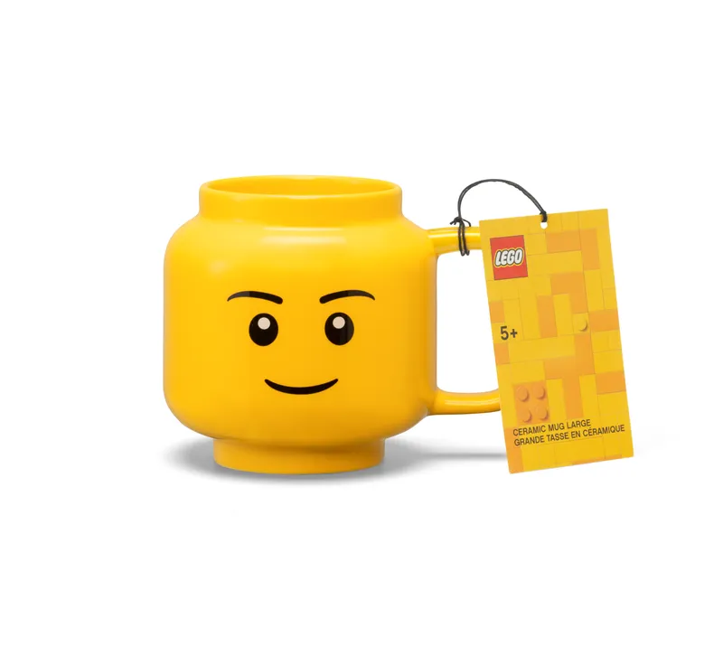 Minifigure Ceramic Mug (Boy 530ml)
