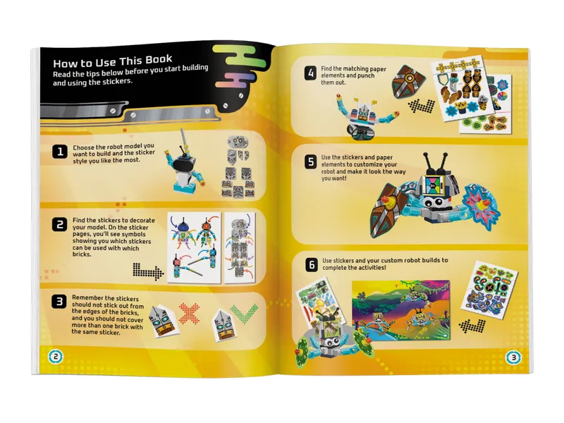 Build and Stick: Robots
