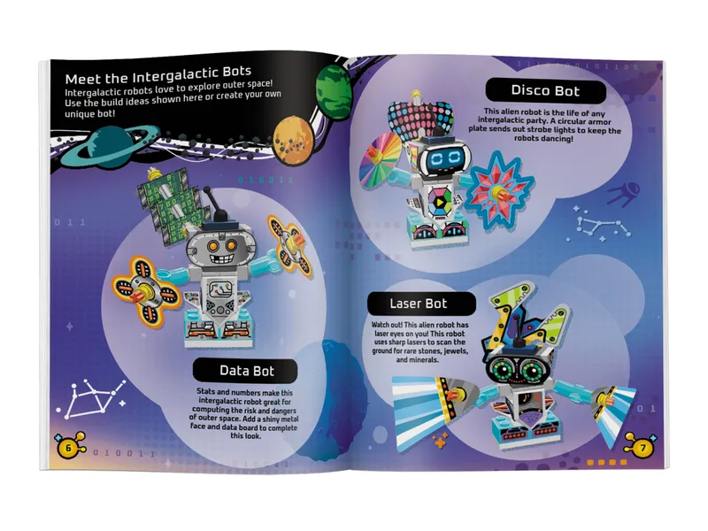 Build and Stick: Robots