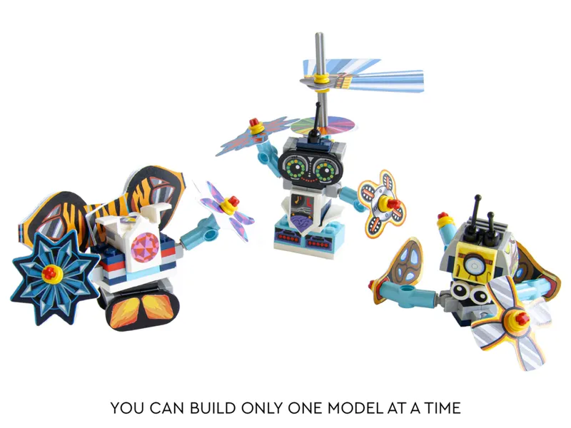 Build and Stick: Robots