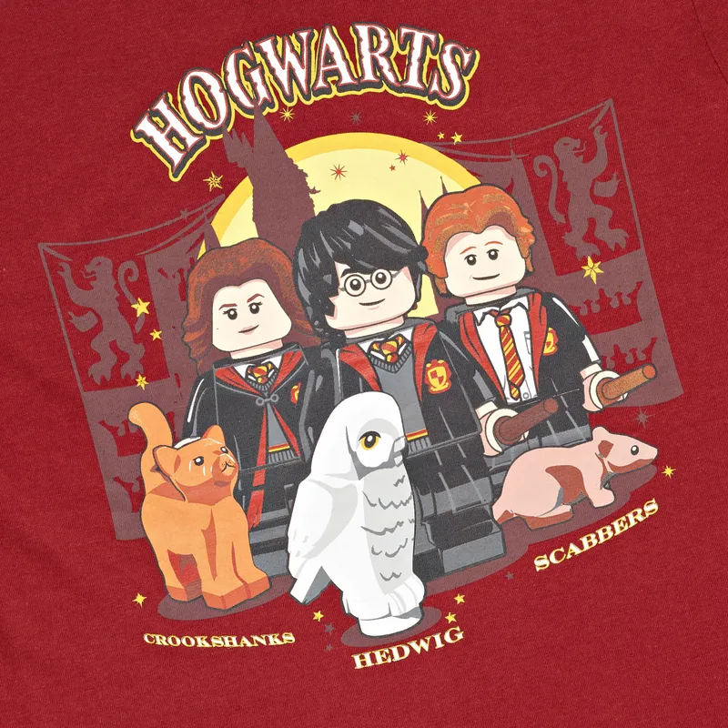 Harry Potter T-Shirt – Burgundy Red Harry Potter T-Shirt – Burgundy Red