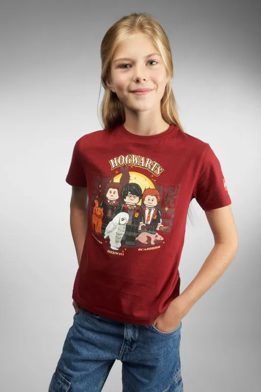 Harry Potter T-Shirt – Burgundy Red Harry Potter T-Shirt – Burgundy Red