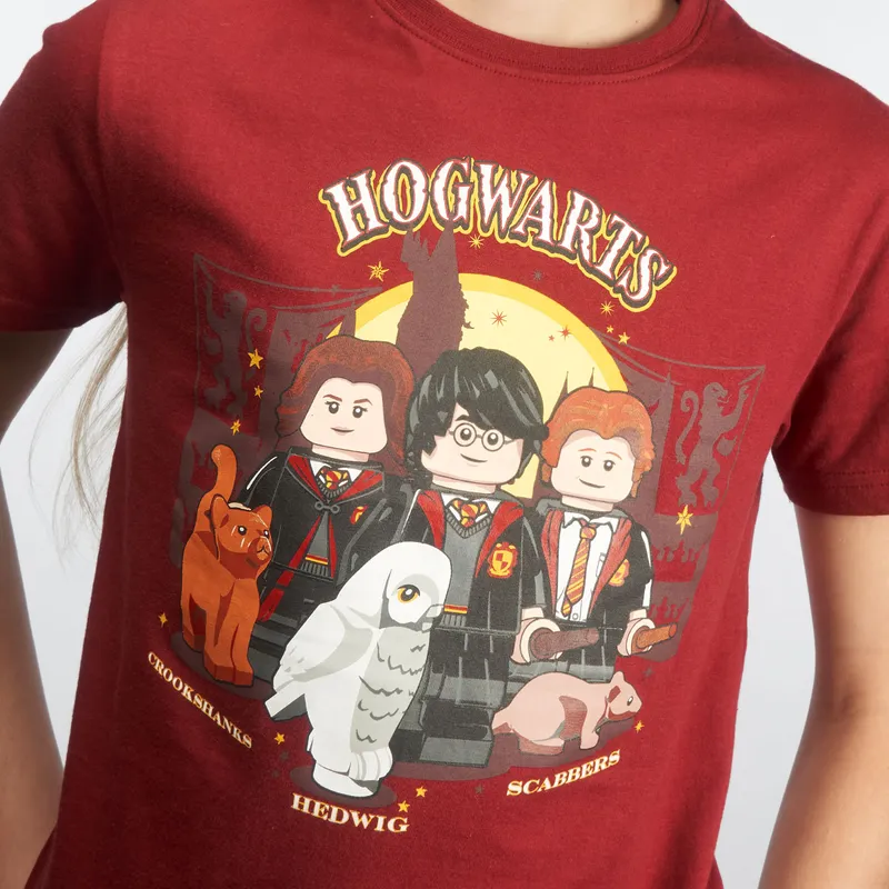 Harry Potter T-Shirt – Burgundy Red Harry Potter T-Shirt – Burgundy Red