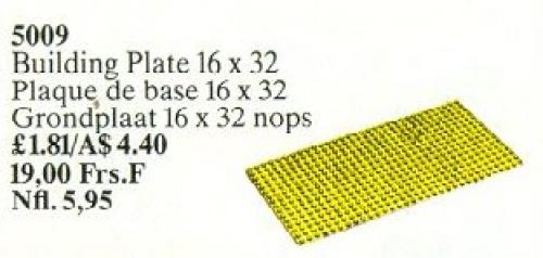 Building Plate 16 x 32, Yellow Building Plate 16 x 32, Yellow