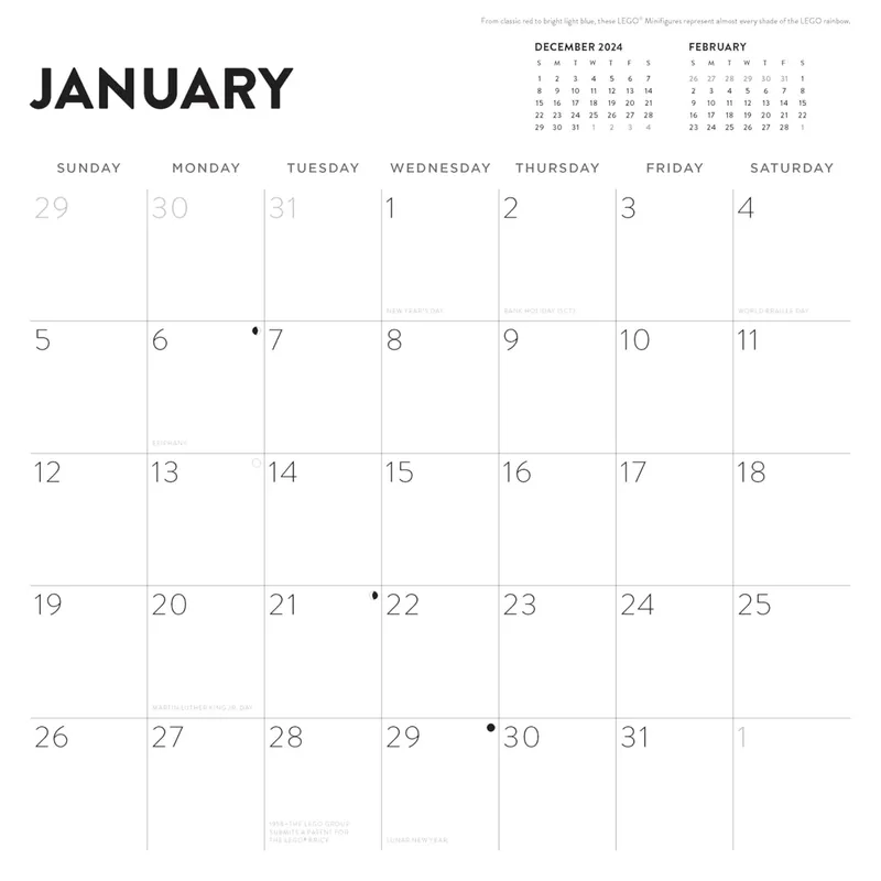 2025 Wall Calendar 2025 Wall Calendar