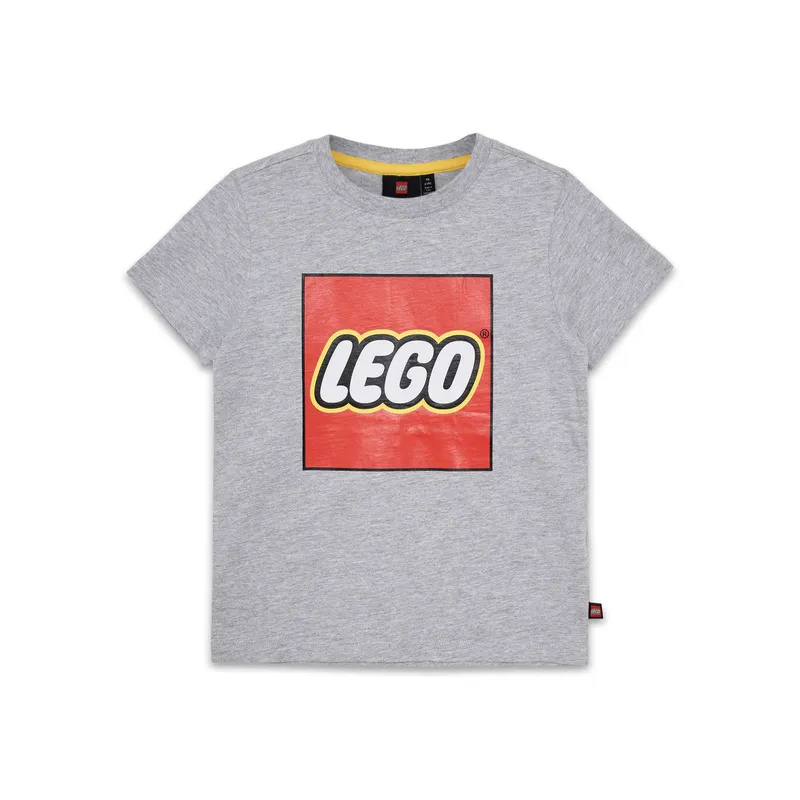 Kids' Short Sleeve Logo T-Shirt – Gray Mélange