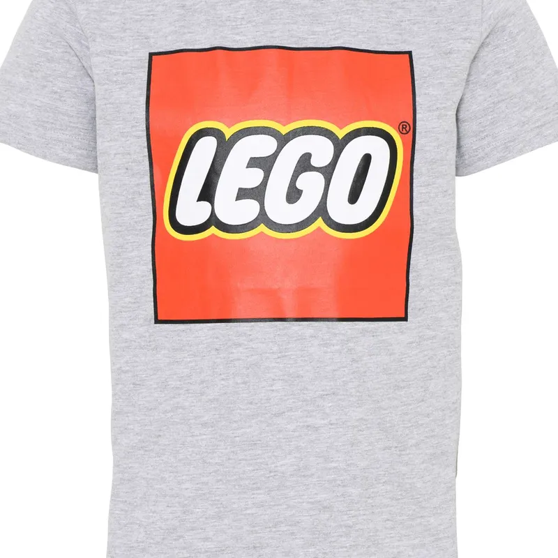 Kids' Short Sleeve Logo T-Shirt – Gray Mélange