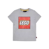 Kids' Short Sleeve Logo T-Shirt – Gray Mélange