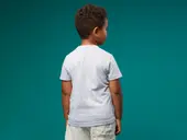 Kids' Short Sleeve Logo T-Shirt – Gray Mélange