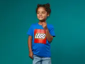 Kids' Short Sleeve Logo T-Shirt – Blue