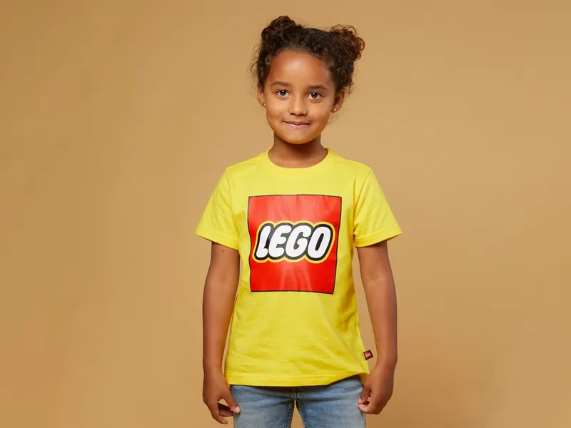 Kids' Short Sleeve Logo T-Shirt – Yellow