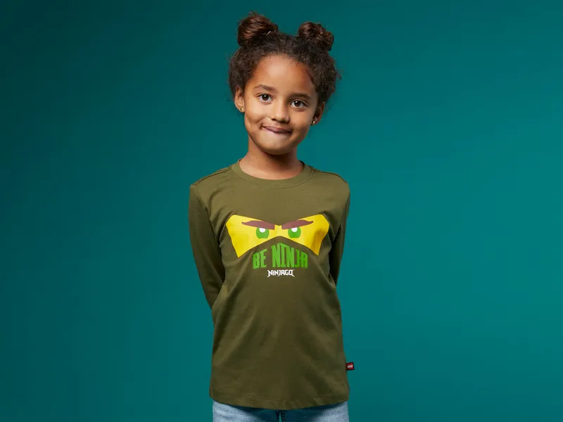 Ninjago Long-Sleeve T-Shirt – Dark Khaki