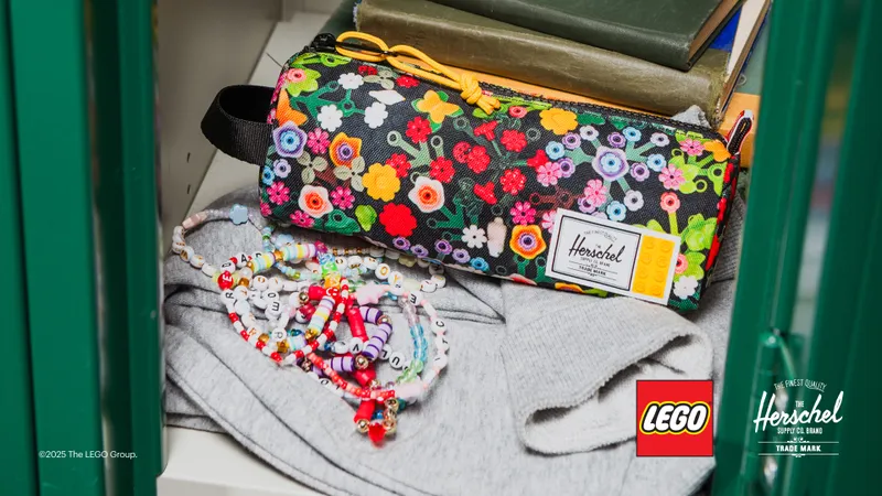 Settlement Pencil Case Little Herschel - Scavenger Hunt Meadow Settlement Pencil Case Little Herschel - Scavenger Hunt Meadow