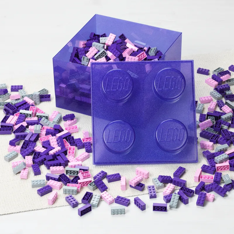 Brick Shaped Storage Box 2 x 2 Brick Shaped Storage Box 2 x 2