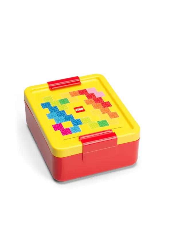 Brick Pattern Lunch Box Set