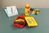 Brick Pattern Lunch Box Set