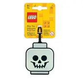 Skeleton Head Glow-in-the-Dark Bag Tag