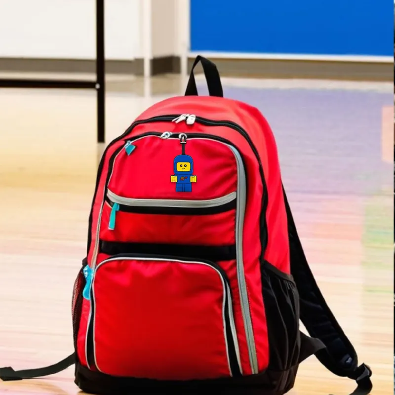 Space Baby Blue Bag Tag