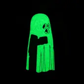 Ghost Glow-in-the-Dark Bag Tag