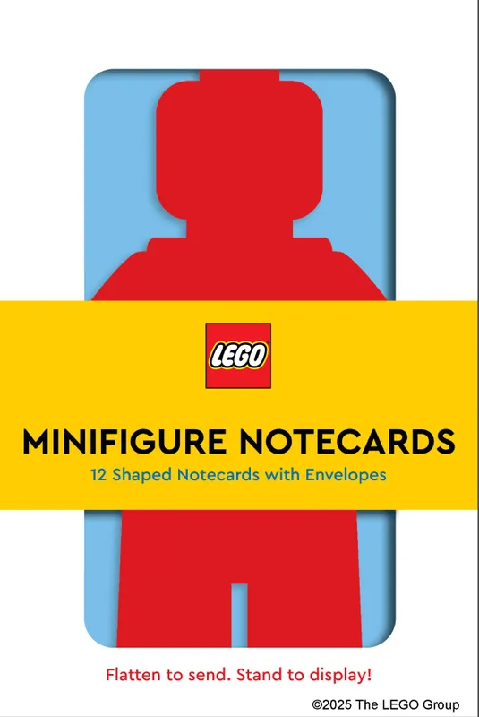 Minifigure Notecards: 12 Shaped Notecards with Envelopes