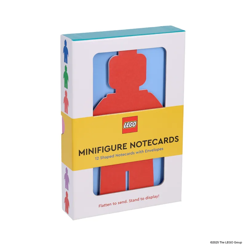 Minifigure Notecards: 12 Shaped Notecards with Envelopes