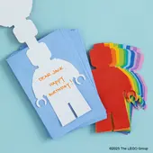 Minifigure Notecards: 12 Shaped Notecards with Envelopes