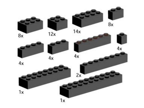 Bricks, Black Bricks, Black