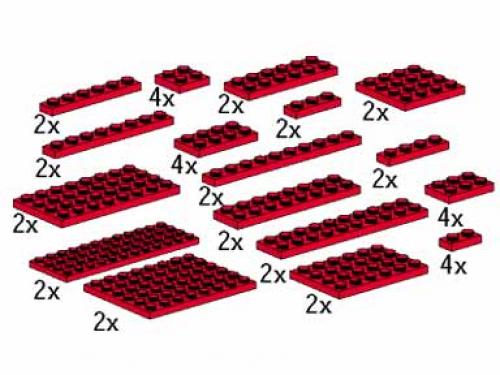 Plates, Red Plates, Red