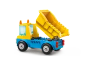 Construction Trucks and Wrecking Ball Crane