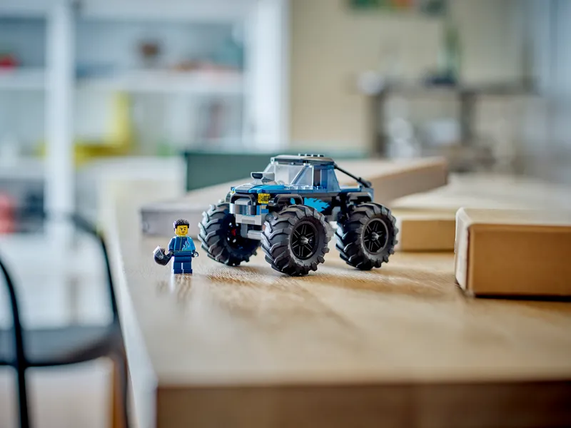 Blue Monster Truck
