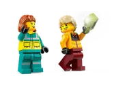 Emergency Ambulance and Snowboarder