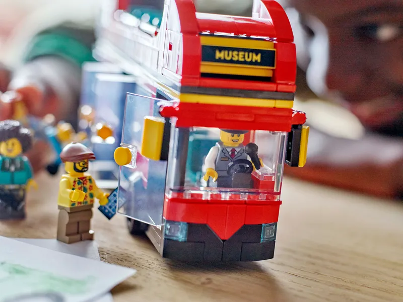 Double-Decker Sightseeing Bus