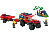 4x4 Fire Engine with Rescue Boat