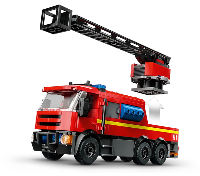 Fire Station with Fire Truck Fire Station with Fire Truck