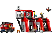 Fire Station with Fire Truck