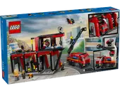 Fire Station with Fire Truck