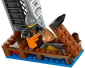Police Speedboat and Crooks' Hideout