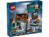 Police Speedboat and Crooks' Hideout