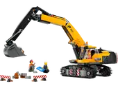 Yellow Construction Excavator