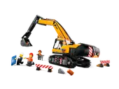 Yellow Construction Excavator