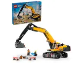 Yellow Construction Excavator