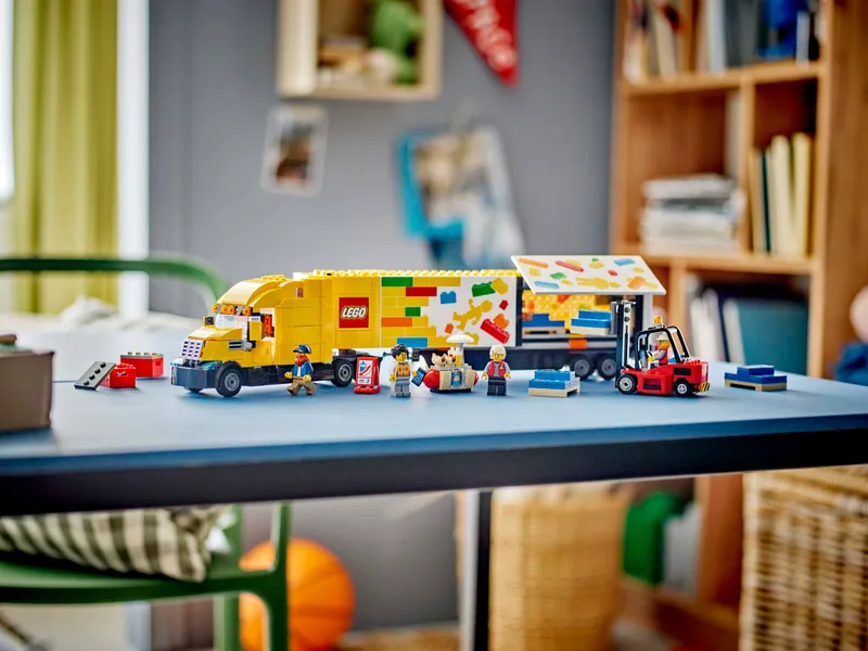 Yellow Delivery Truck Yellow Delivery Truck