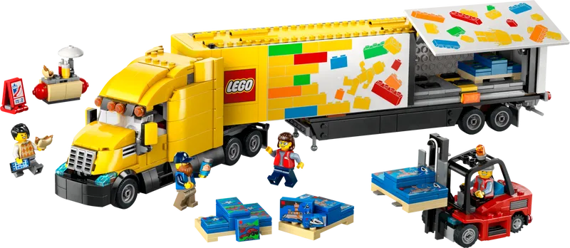 Yellow Delivery Truck Yellow Delivery Truck