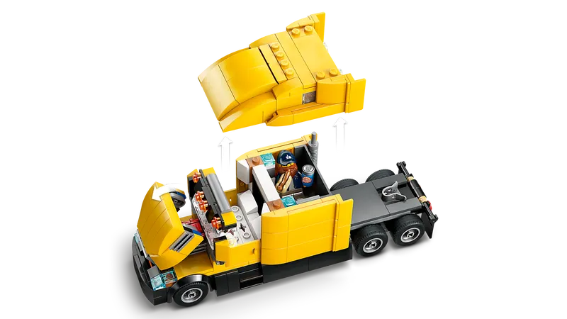 Yellow Delivery Truck Yellow Delivery Truck