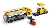 Yellow Delivery Truck