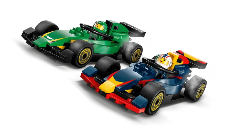 F1 Truck with RB20 & AMR24 F1 Cars