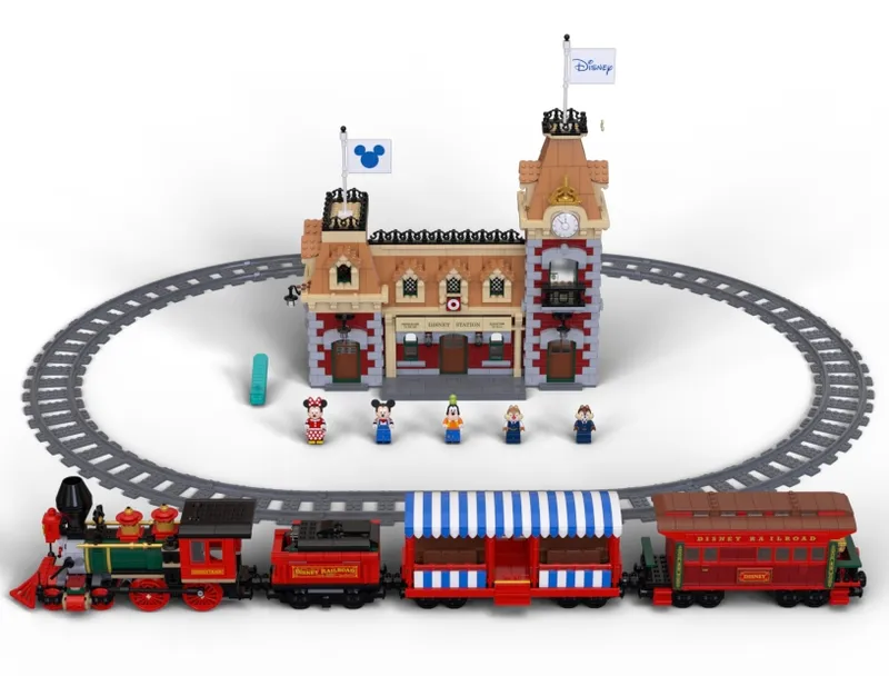 Disney Train and Station Disney Train and Station