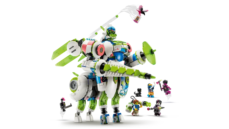 Mateo and Z-Blob the Knight Battle Mech