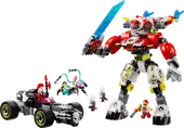 Cooper's Tiger Mech & Zero's Hot Rod Car