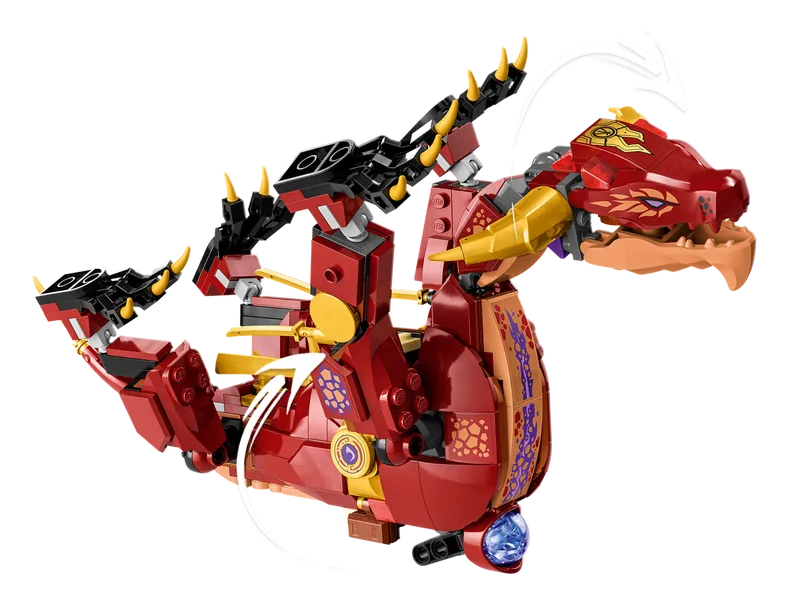 Heatwave Transforming Lava Dragon Heatwave Transforming Lava Dragon